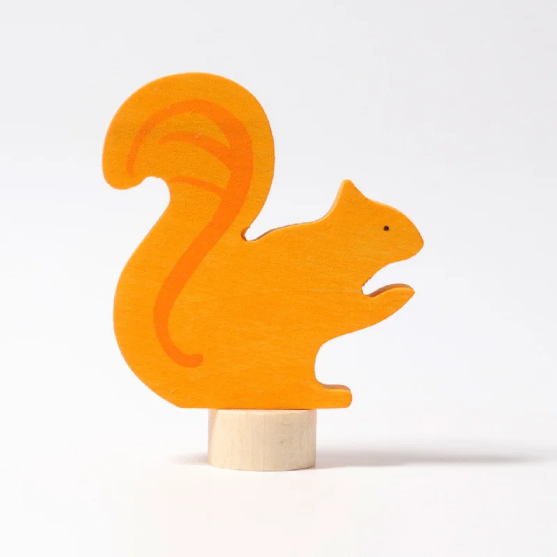 Wooden push - along toys for mobility support Squirrel - Decorative Figure for Celebration Ring - Grimm's Wooden Toys Wooden push - along toys for mobility support Squirrel - Decorative Figure for Celebration Ring - Grimm's Wooden Toys