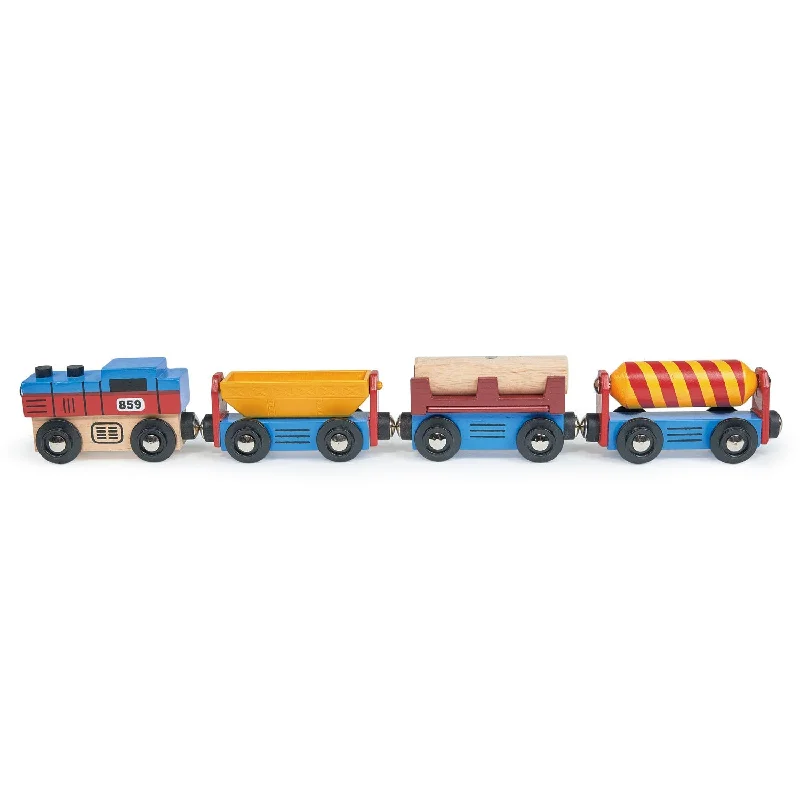 Wooden number toys for math concepts​ The Cargo Train