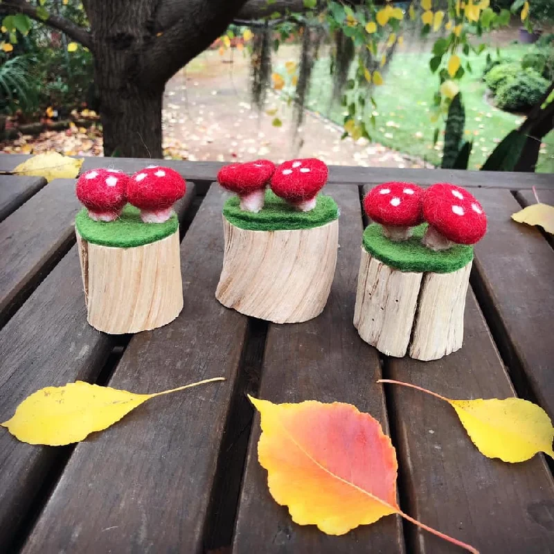 Wooden swing toys for gentle motion​ Toadstool Trunk