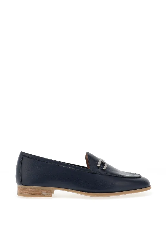 Unisa Dalcy Leather Chain Loafer, Ocean