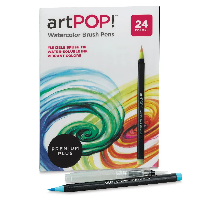 Needle - felting art supplies for creating 3D woolen art Watercolor Brush Pens - Set of 24 Needle - felting art supplies for creating 3D woolen art Watercolor Brush Pens - Set of 24