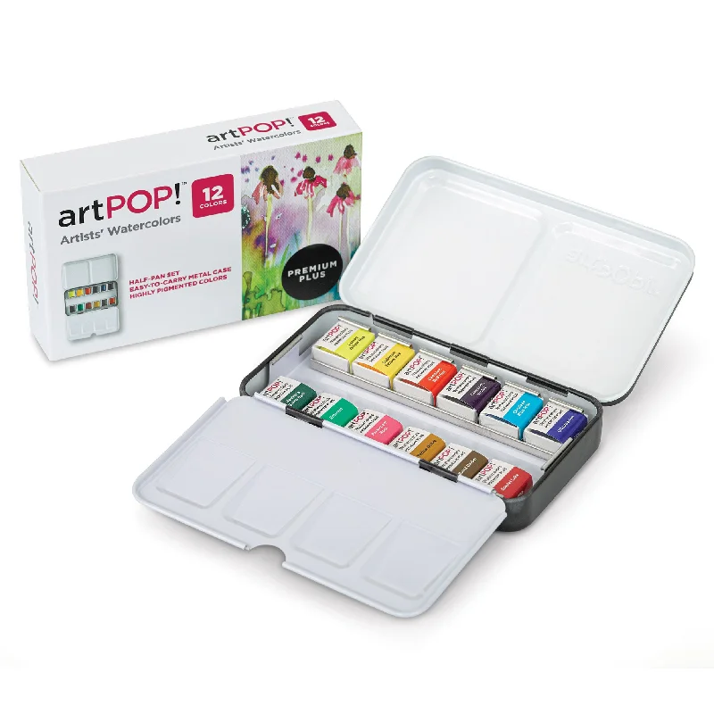 Handicraft supplies for making personalized picture frames Watercolor Half Pan Sets - Set of 12 Handicraft supplies for making personalized picture frames Watercolor Half Pan Sets - Set of 12