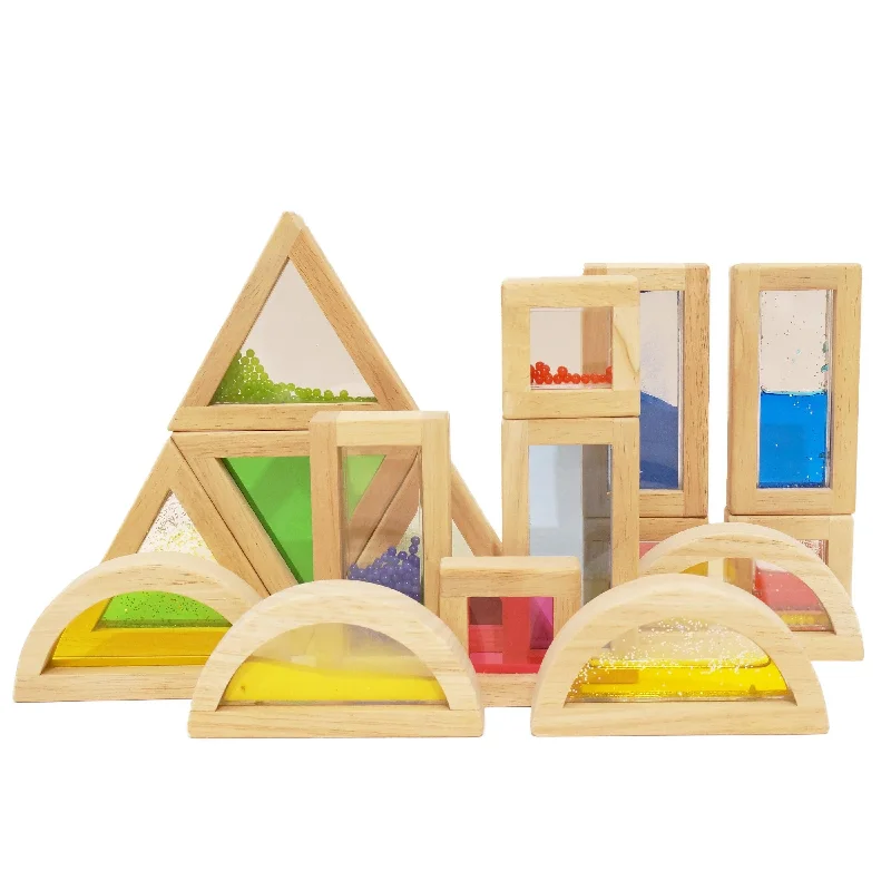 Wooden scented toys for olfactory experiences​ Wooden Sensory Blocks