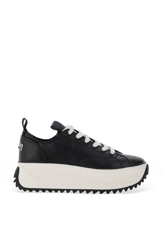 Tamaris Chunky Platform Trainers, Black