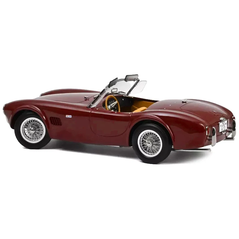 1963 AC Cobra 289 Dark Red 1/18 Diecast Model Car by Norev