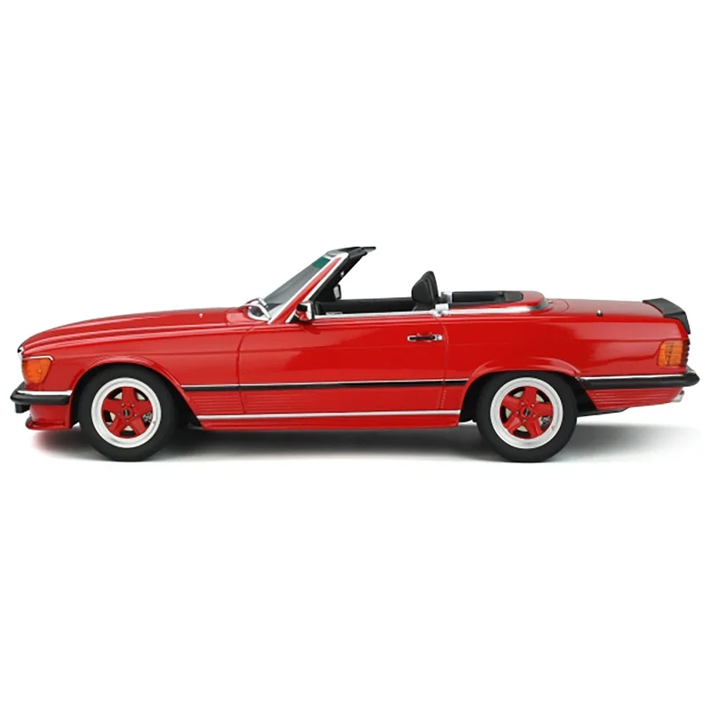 1986 Mercedes-Benz R107 500 SL AMG Signal Red Limited Edition to 2000 pieces Worldwide 1/18 Model Car by Otto Mobile 1986 Mercedes-Benz R107 500 SL AMG Signal Red Limited Edition to 2000 pieces Worldwide 1/18 Model Car by Otto Mobile