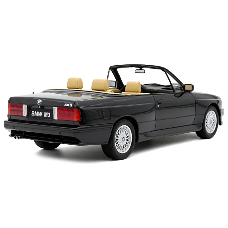 1989 BMW E30 M3 Convertible Diamond Black Metallic Limited Edition to 3000 pieces Worldwide 1/18 Model Car by Otto Mobile 1989 BMW E30 M3 Convertible Diamond Black Metallic Limited Edition to 3000 pieces Worldwide 1/18 Model Car by Otto Mobile