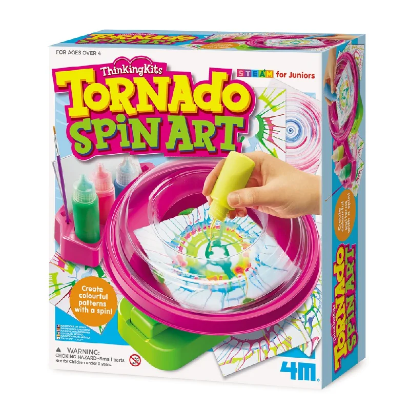 Outdoor toys for backyard obstacle courses​ 4M - ThinkingKits - Tornado Spin Art