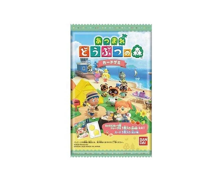 Video games with cosplay - inspired characters​ Animal Crossing Gummy And Card Pack