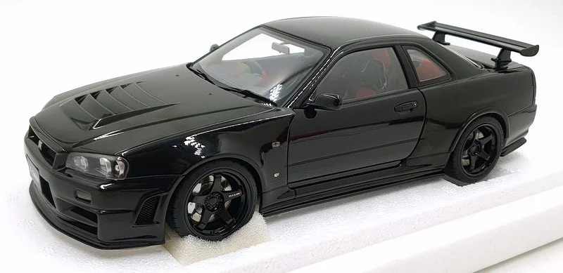 Autoart 1/18 Scale 77463 - Nissan Skyline Nismo R34 GT-R Z-Tune - Black Pearl