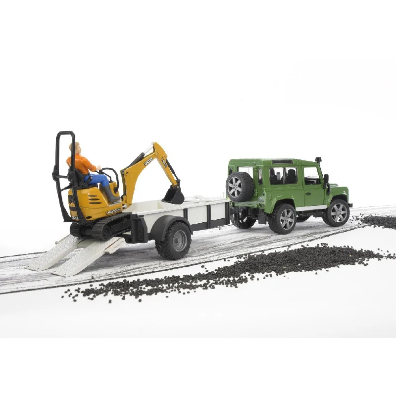 Outdoor toys for kindergartens to support development Bruder Land Rover with Trailer, JCB Micro Excavator and Worker Action Figure Outdoor toys for kindergartens to support development Bruder Land Rover with Trailer, JCB Micro Excavator and Worker Action Figure