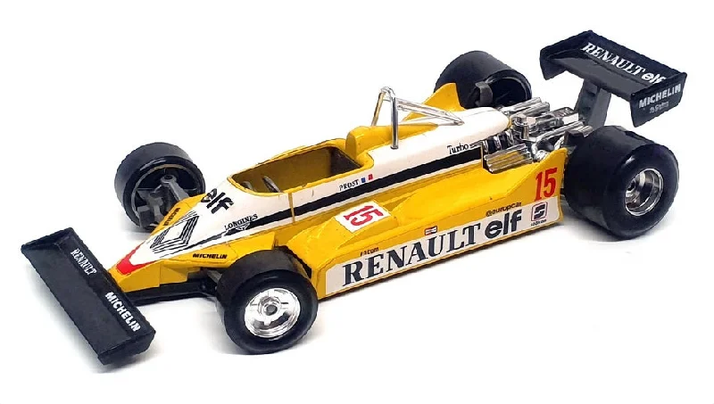 Burago 1/24 scale 6103 - Renault RE 30 Turbo F1 #15 Prost - Yellow/White