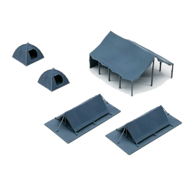 Camping Tent Set 1:87 HO Scale