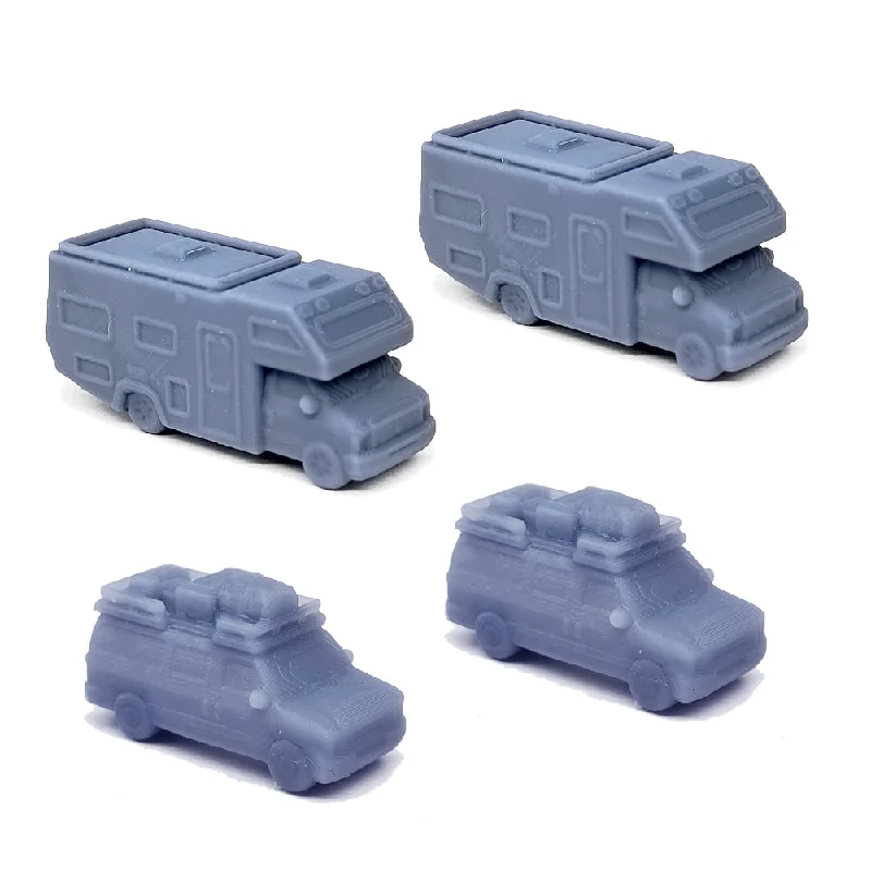 Camping Vehicle Set-RV & Van 1:220 Z Scale