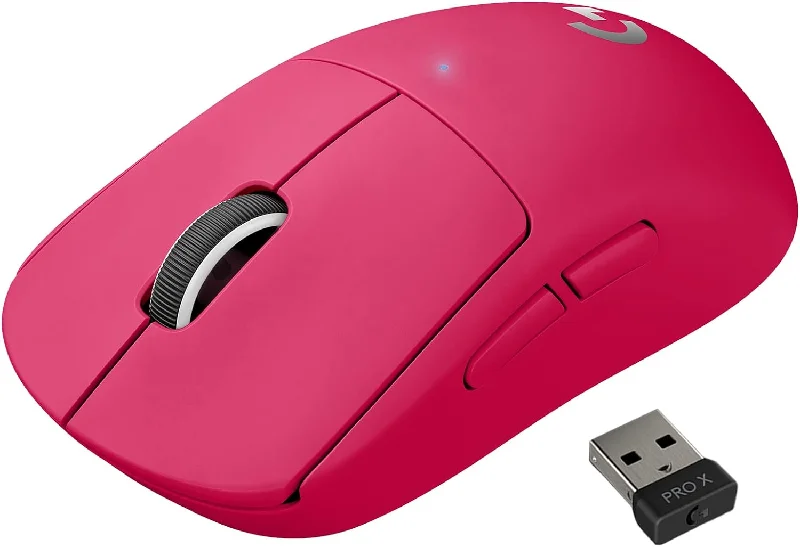 Video games inspired by movies and TV shows Certified Refurbished - Logitech G PRO X SUPERLIGHT Wireless Gaming Mouse - Magenta - 910-005954 Video games inspired by movies and TV shows Certified Refurbished - Logitech G PRO X SUPERLIGHT Wireless Gaming Mouse - Magenta - 910-005954