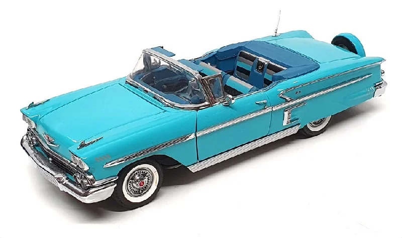 Danbury Mint 1/24 Scale 24724 - 1958 Chevrolet Impala - Turquoise