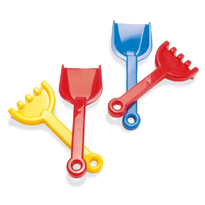 Musical outdoor toys to stimulate the senses​ Dantoy - Classic - Shovel & Rake  - 24cm