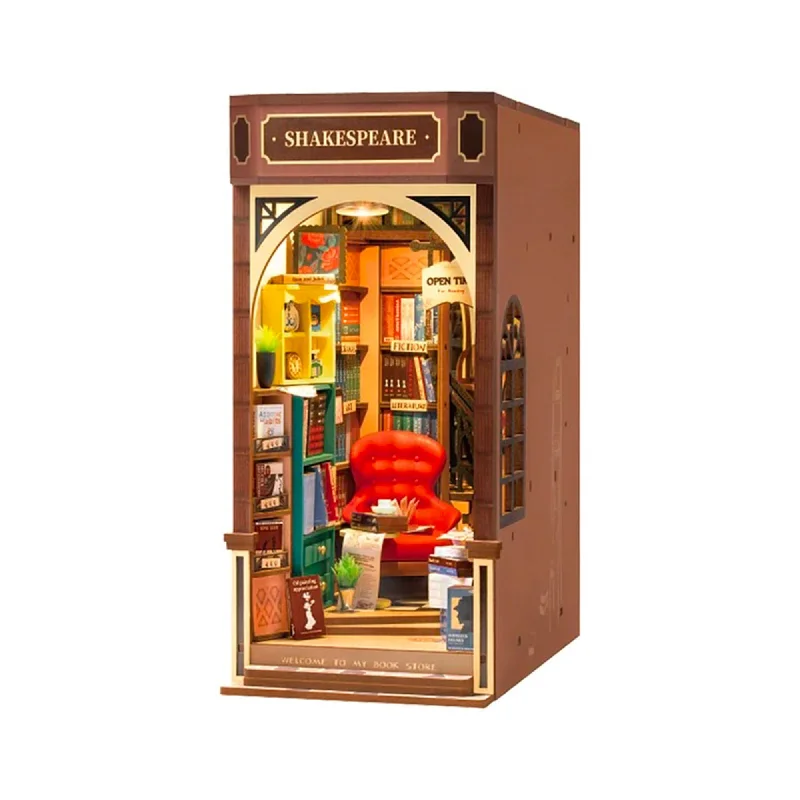 Castle model toys for fantasy - themed play and role - playing DIY Mini Book Nook - Bookstore Castle model toys for fantasy - themed play and role - playing DIY Mini Book Nook - Bookstore