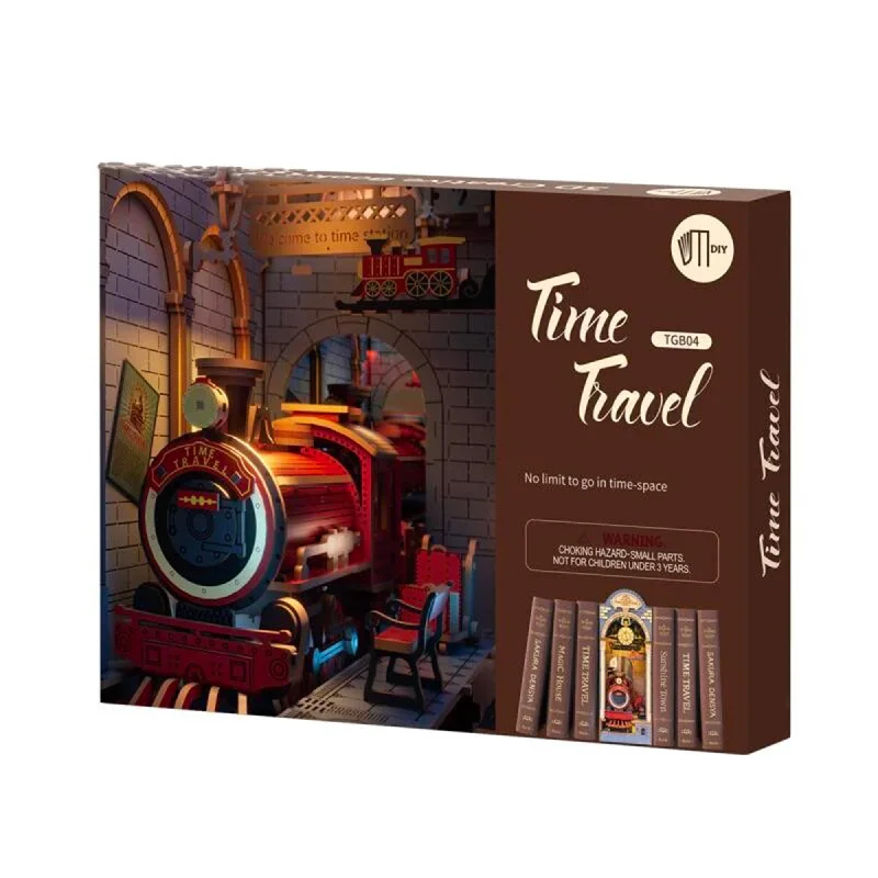 Theater model toys for drama and performance play​ DIY Mini Book Nook - Time Travel