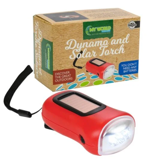 Outdoor toys for evening play like portable lantern games​ Dynamo and Solar Torch