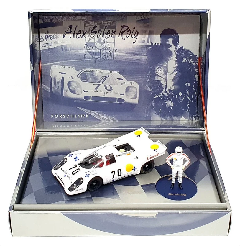 Fly 1/32 Scale Slot Car W02 - Porsche 917K + Alex Soler Roig Figure #70