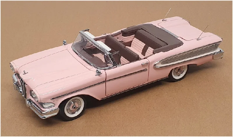 Franklin Mint 1/24 Scale B11TL12 - 1958 Edsel Citation Open Top - Pink