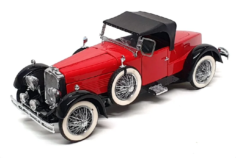 Franklin Mint 1/24 Scale Diecast B11RJ58 - 1928 Stutz Black Hawk Boattail - Red