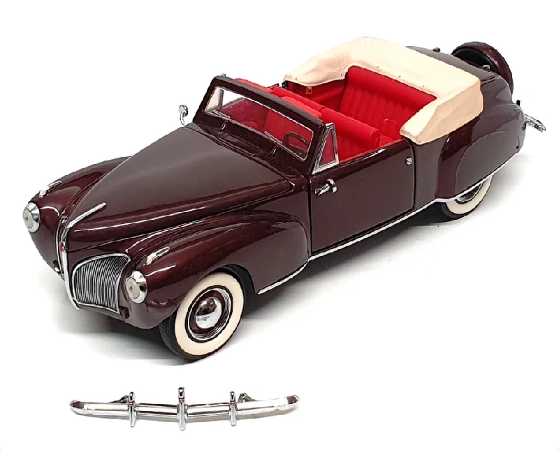 Franklin Mint 1/24 Scale Diecast B11RU76 - 1941 Lincoln Cont'l - Met Brown