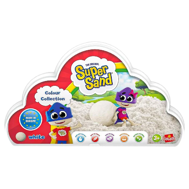 Outdoor toys for desert regions like sand - based games The Original Super Sand Colour Collection White Outdoor toys for desert regions like sand - based games The Original Super Sand Colour Collection White