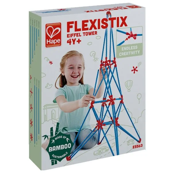 History - themed educational toys for homeschooling​ Hape Flexistix Eiffel Tower