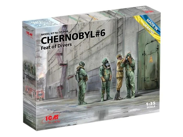 ICM 1/35 Chernobyl#6. Feat of Divers (3 figures)