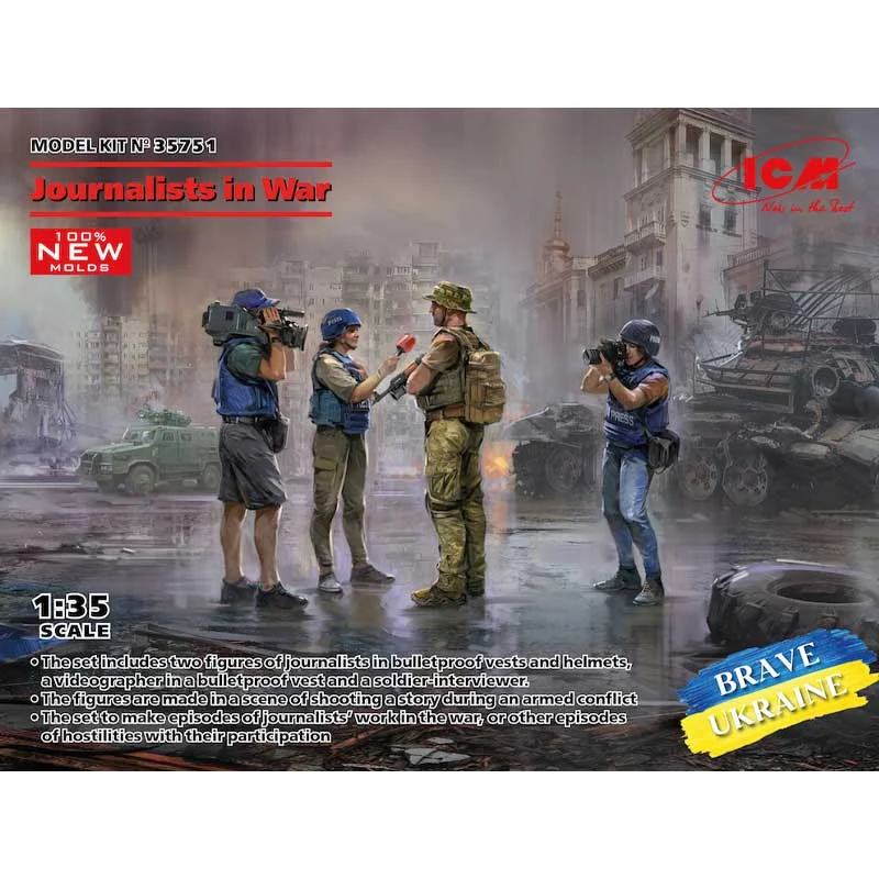 ICM 1/35 Journalists in War (4 figures)