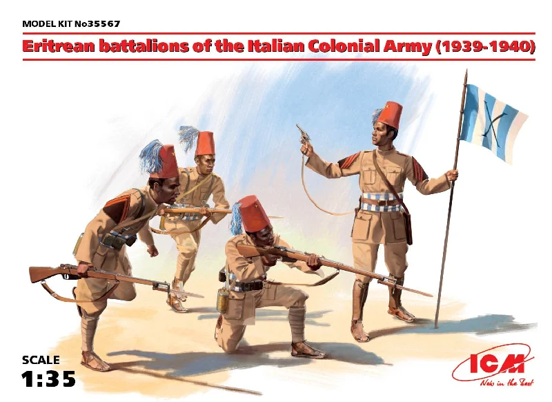 ICM - Eritrean battalions of the Italian Colonial Army (1939-1940) (4 figures)