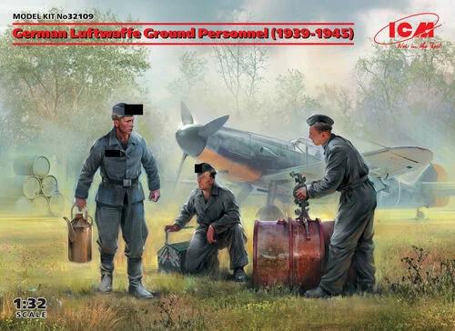 ICM - German Luftwaffe Ground Personnel (1939-1945) (3 figures)