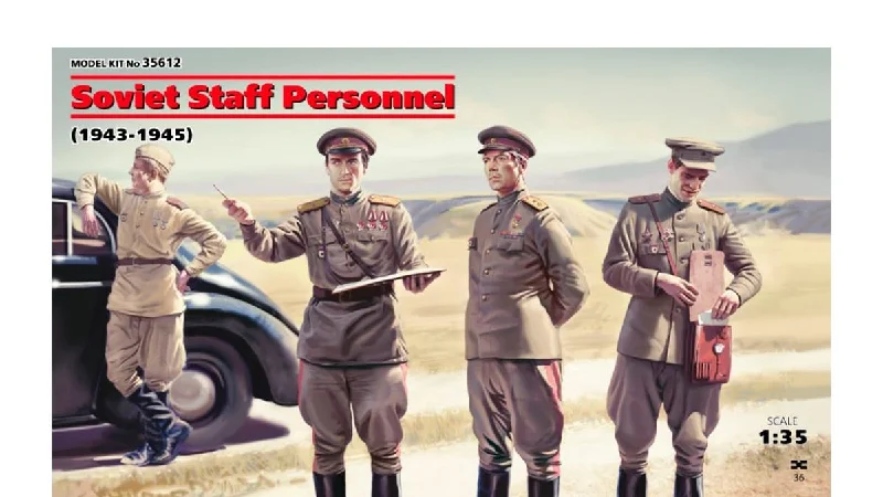 ICM - Soviet Staff Personnel (1943-1945) (4 figures)
