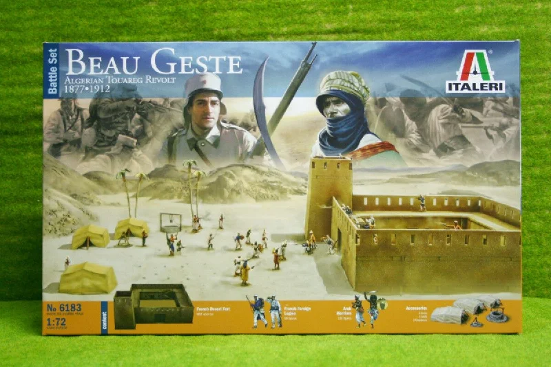 ITALERI 1/72 FIGURES BEAU GESTE ALGERIAN TUAREG REVOLT