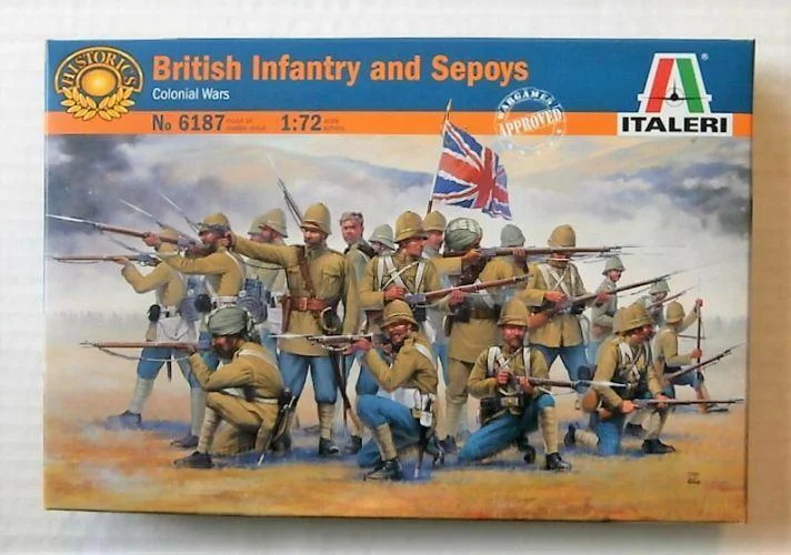 ITALERI 1/72 FIGURES BRITISH INFANTRY AND SEPOYS