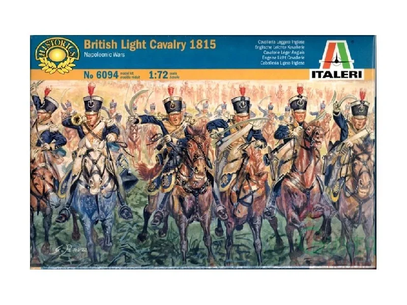 ITALERI 1/72 FIGURES ENGLISH LIGHT CAVALRY (NAPOLEONIC WARS)