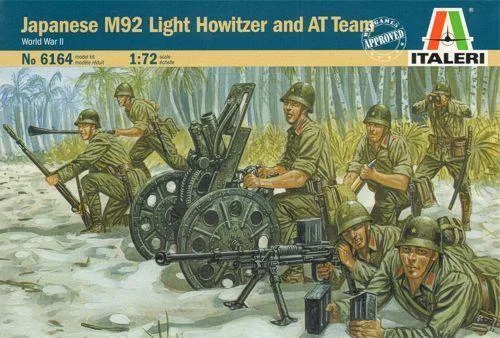 ITALERI 1/72 FIGURES JAPANESE 70MM GUN SUPPORT TEAM