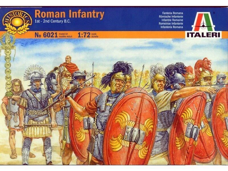 ITALERI 1/72 FIGURES ROMAN INFANTRY 1ST-2ND CTY B.C. C