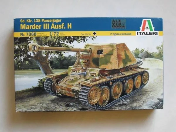 ITALERI 1/72 FIGURES SD.KFZ 139 PANZERJAGER MARDER III