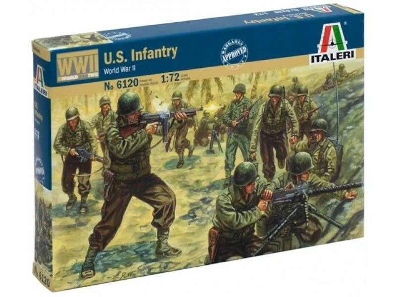 ITALERI 1/72 FIGURES WW2 AMERICAN INFANTRY