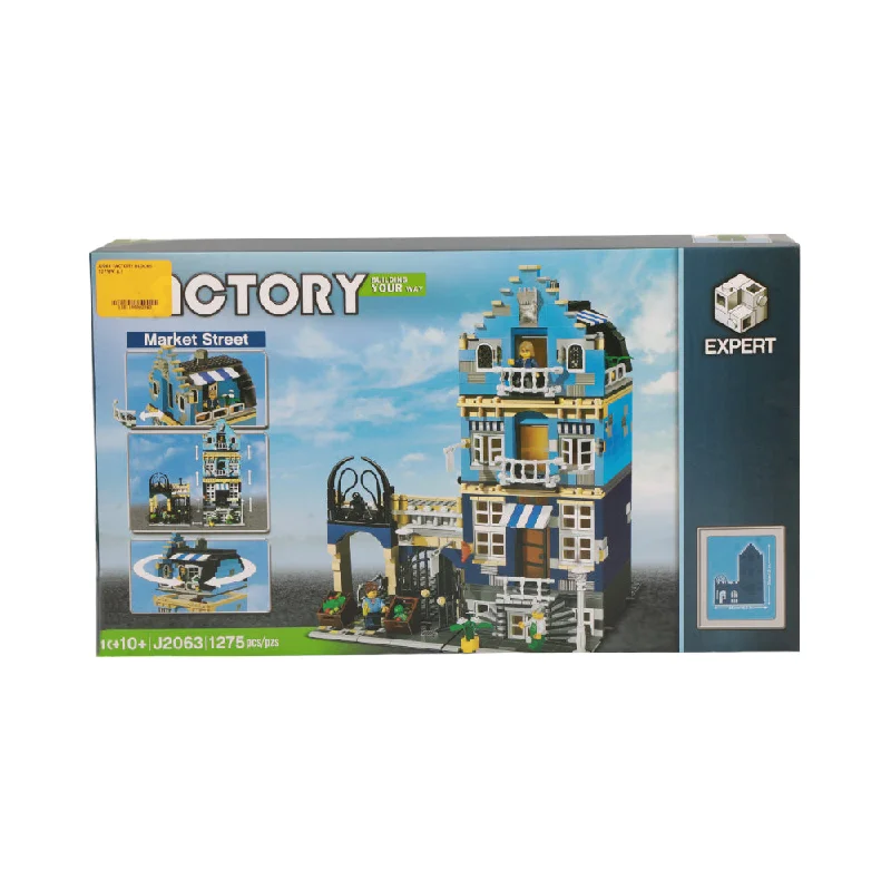 Educational toys for teaching journalism to kids​ J2063 FACTORY BLOCKS 1275PC A.I