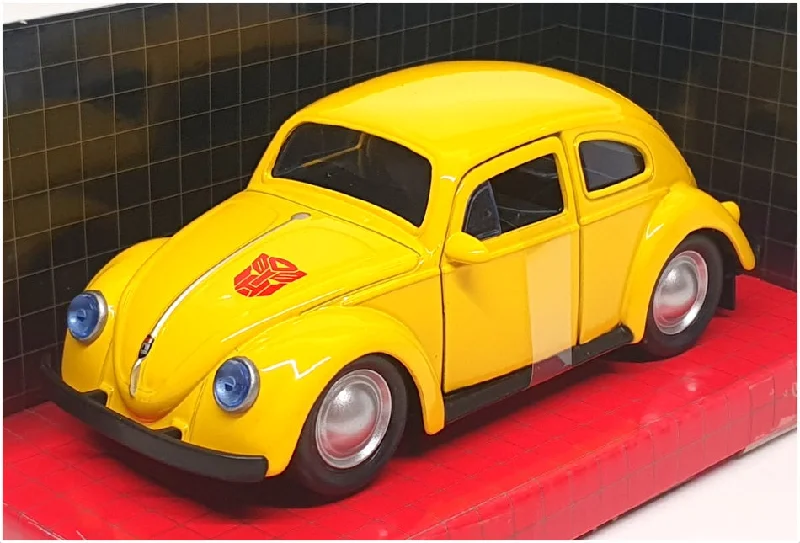 Jada 1/32 Scale 35595 - Transformers Bummblebee Volkswagen Beetle - Yellow