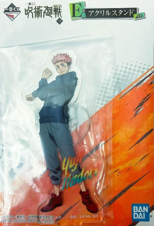 Video games with limited - time offers Jujutsu Kaisen Volume 2: Acrylic Stand Yuji Itadori - Bandai Ichiban Prize E Video games with limited - time offers Jujutsu Kaisen Volume 2: Acrylic Stand Yuji Itadori - Bandai Ichiban Prize E