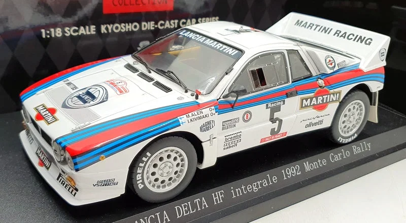 Kyosho 1/18 Scale Diecast 08301A - Lancia 037 Rally 1984 #5 TDC M.Alen