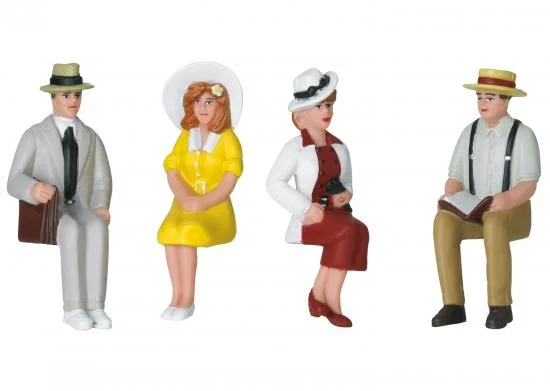 L53010 LGB G Gauge Figure set - 4 seated passengers