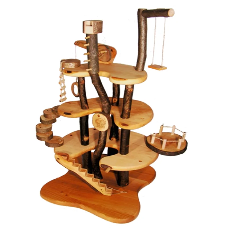 Dolls with park - themed accessories for outdoor - relaxation play Magic Wood Four Level Treehouse Dolls with park - themed accessories for outdoor - relaxation play Magic Wood Four Level Treehouse