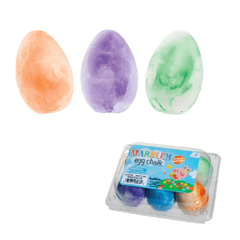 Outdoor toys for babysitters to engage kids​ Marbled Egg Chalk
