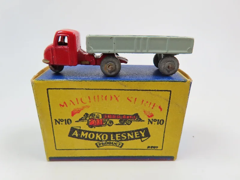 Matchbox No.10 Mechanical Horse & Trailer, Very Near Mint/Boxed!